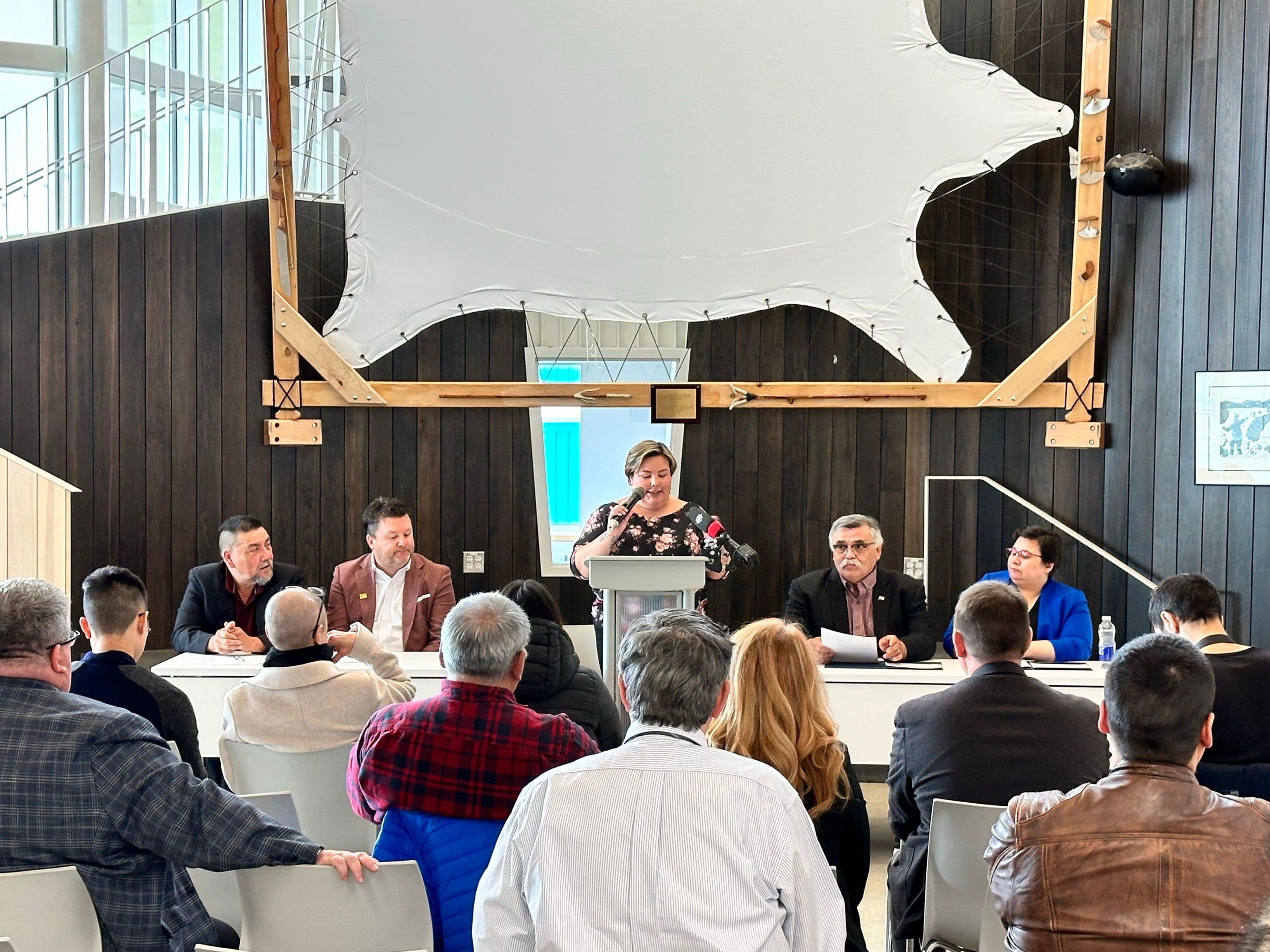 NHC, NAC, and Pewapun Construction sign partnership agreement to increase trades training and build affordable student housing in Rankin Inlet